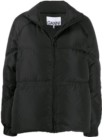 relaxed fit puffer jacket