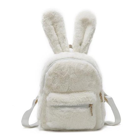 Mini White Backpack