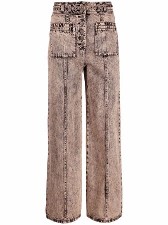Ulla Johnson stonewash straight-leg jeans - FARFETCH