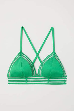 Padded Bikini Top - Green