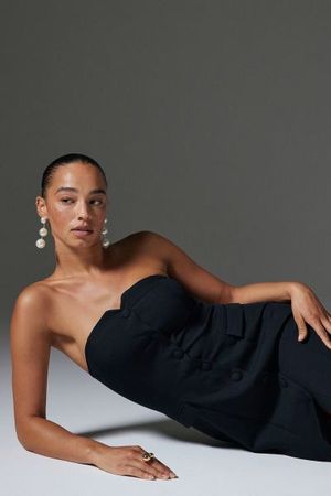 Bandeau Dress - Black - Ladies | H&M US