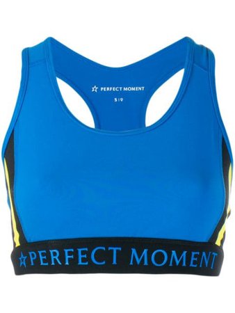 Perfect Moment striped racerback sports bra $97 - Buy Online SS19 - Quick Shipping, Price