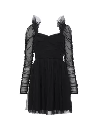 Edrea Tulle Dress Blackout | French Connection US
