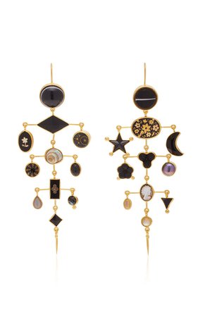 Gold-Plated And Multi-Stone Earrings by Grainne Morton | Moda Operandi