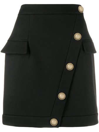 Balmain button embellished short skirt $1,121 - Buy Online - Mobile Friendly, Fast Delivery, Price