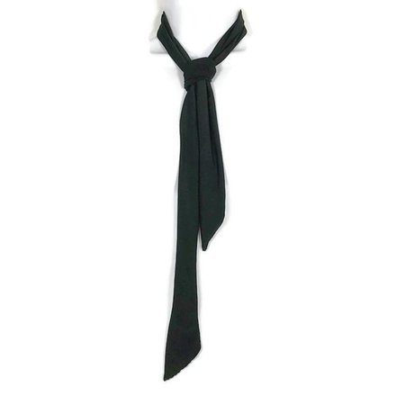 Women's Necktie Black Skinny Tie Black Lycra Skinny Scarf | Etsy