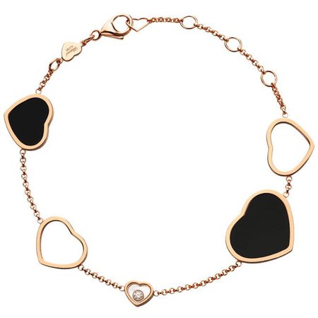 black hearts bracelet