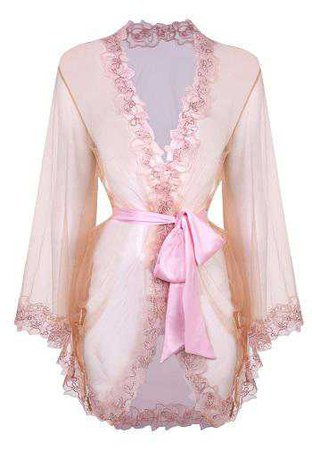 Lindie Gown Pink And Peach- Agent Provocateur