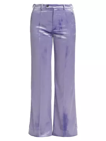 Shop Marni Wide-Leg Velvet Trousers | Saks Fifth Avenue