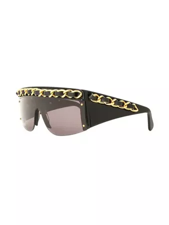 Chanel Vintage Chanel Vintage CC logos chain sunglasses $1,458 - Shop VINTAGE Online - Fast Delivery, Price