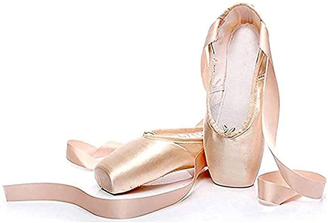Amazon.com | Cherrianna Professional Dance Shoes Ballet Pointe Shoes - Laces up Ballet Flats Girls Ballet Pointe Shoes Satin Ballet Shoe Elegant Satin Dance Shoes for Girls Women | Ballet & Dance