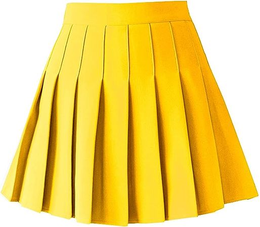 TONCHENGSD Women's High Waist Pleated Mini Skirt Skater Tennis Skirt (Royal Blue, M) at Amazon Women’s Clothing store