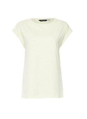 Lemon Organic Cotton Roll Sleeve T-Shirt | Dorothy Perkins