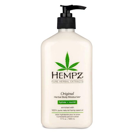 Amazon.com : Original, Natural Hemp Seed Oil Body Moisturizer with Shea Butter and Ginseng, 17 Fl Oz - Pure Herbal Skin Lotion for Dryness - Nourishing Vegan Body Cream in Floral and Banana : Body Lotions : Beauty