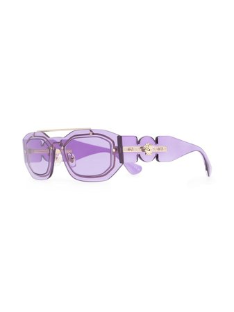 Versace Eyewear Square Tinted Sunglasses - Farfetch