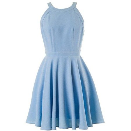 Light Blue Skater Dress