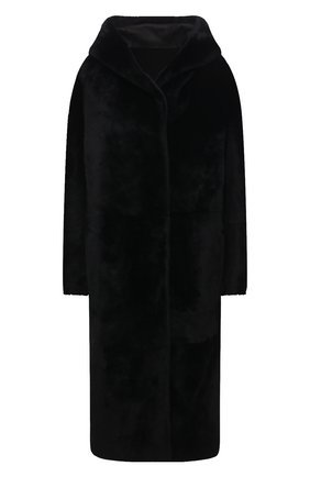 Женская черная шуба из овчины DROME — купить за 272500 руб. в интернет-магазине ЦУМ, арт. DPD5802P/D109P