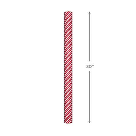 Hallmark Christmas Wrapping Paper (Candy Cane Stripes)