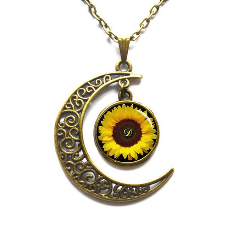 sunflower necklace - Google Search