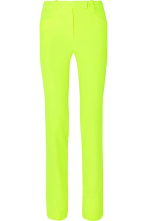Versace | Neon cady straight-leg pants | NET-A-PORTER.COM