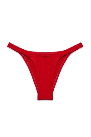 Eva High Cut Bikini Bottom - Rose Red | BIKINI.COM