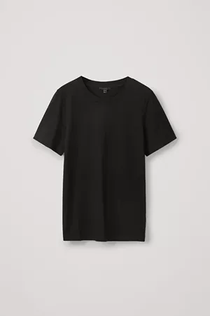 COTTON JERSEY T-SHIRT - Black - T-shirts - COS FR