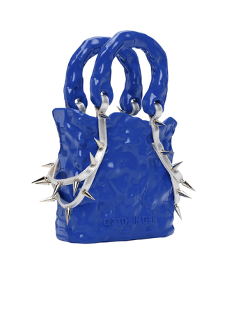 ottolinger blue ceramic bag
