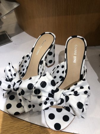 polka dot heels