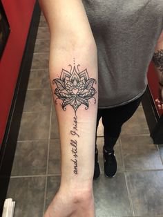 Still I Rise Lotus Tattoo