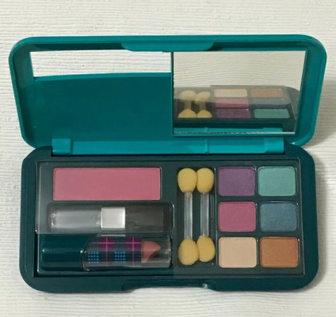 Vintage Bonne Bell Makeup Blush Eyeshadow Lipstick Kit Mad About Plaid Read Note | eBay