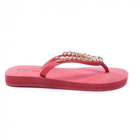 Red Rubber Sandals