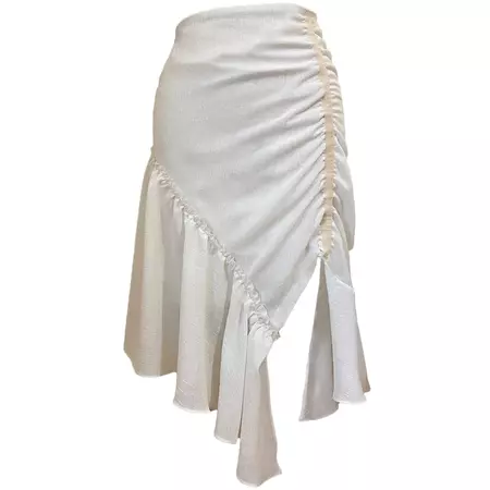 Lightwave Skirt Off White | hols.e | Wolf & Badger