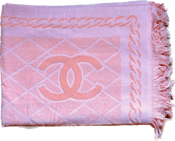 CHANEL beach towel