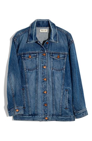 Madewell The Oversize Jean Jacket | Nordstrom
