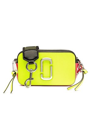 Marc Jacobs - Snapshot Leather Shoulder Bag - multicolored