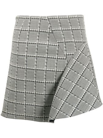 Versace Prince Of Wales Check Mini Skirt - Farfetch