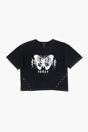 Girls Butterfly Graphic Tee (Kids)