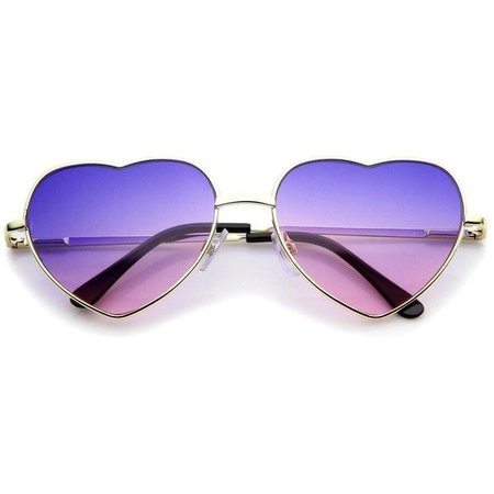 heart-shaped sunglasses