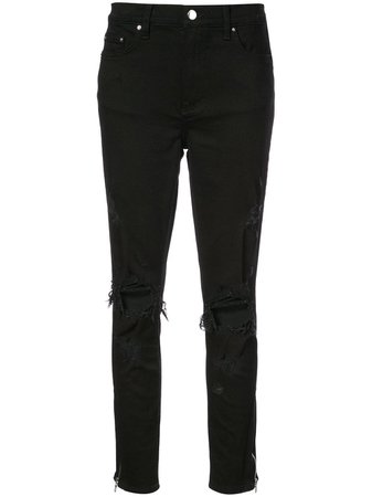 Black Amiri Thrasher Skinny Jeans | Farfetch.com