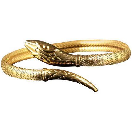 Gold Snake Bracelet