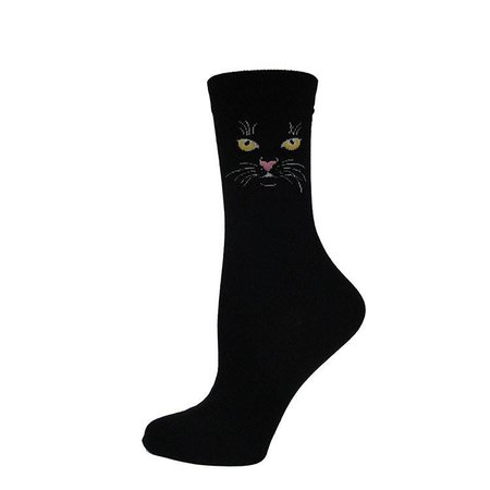 Black Cat Socks | Cat Lovers Won't Mind Crossing Paths with this Sock - Cute But Crazy Socks