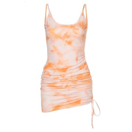 Orange Tie Dye Mini Dress | Own Saviour