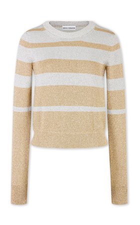 Cotton-Blend Crewneck Sweater By Paco Rabanne | Moda Operandi