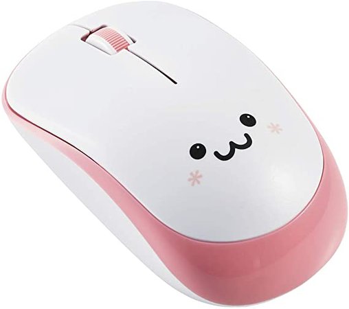 Amazon.com: ELECOM 2.4G Wireless Smiley-Face Mouse for Right/Left Handed Use, IR LED , Less Noise, 1200 DPI, 2.5 Years Long Battery Life , Pink Silent Model (M-IR07DRSPN): Computers & Accessories