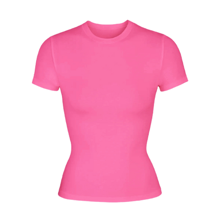 Skims - T-SHIRT in Hot Pink