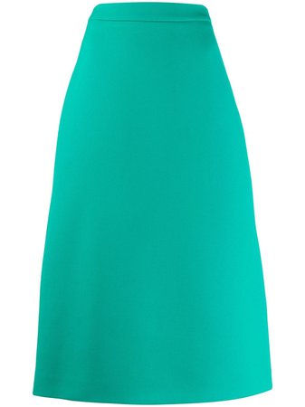 Prada A-Line High Waist Skirt