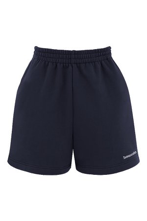 Clothing : Shorts : 'Auden' Navy Jersey Track Shorts
