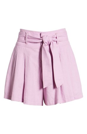BP. High Waist Linen Blend Shorts (Regular & Plus Size) | Nordstrom