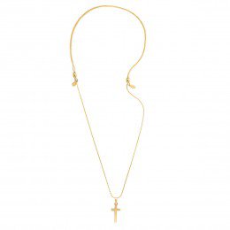 Cross Expandable Necklace in RAFAELIAN GOLD | ALEX AND ANI