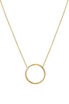 ring circle necklace